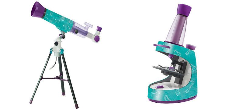 Nancy B microscopio y telescopio